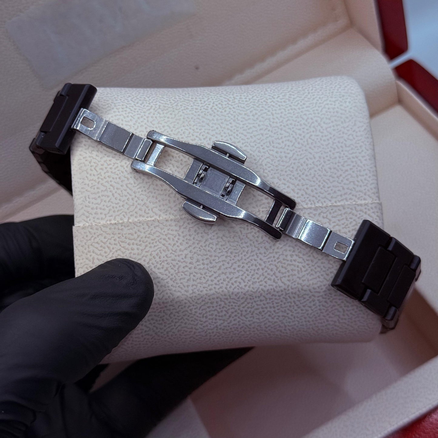 Black Arabic Aura Blue Mabel Dial ( Fabric Material )