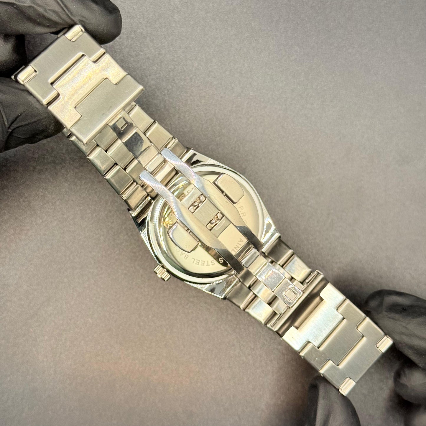 TISSOT PRX TIFNY dial with silver chain