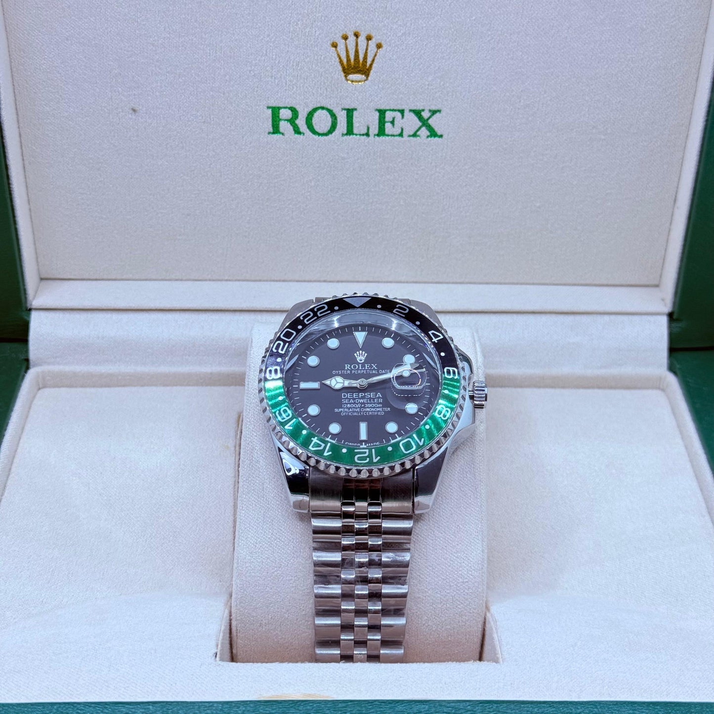 Rolex Deepsea green& black rotating dial