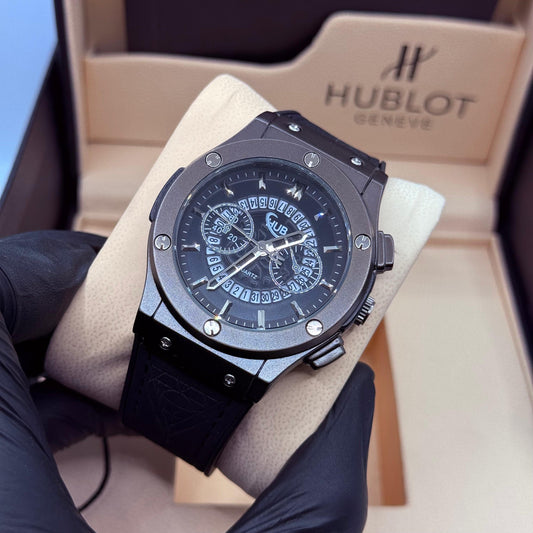 Hublot black scelton with black dial