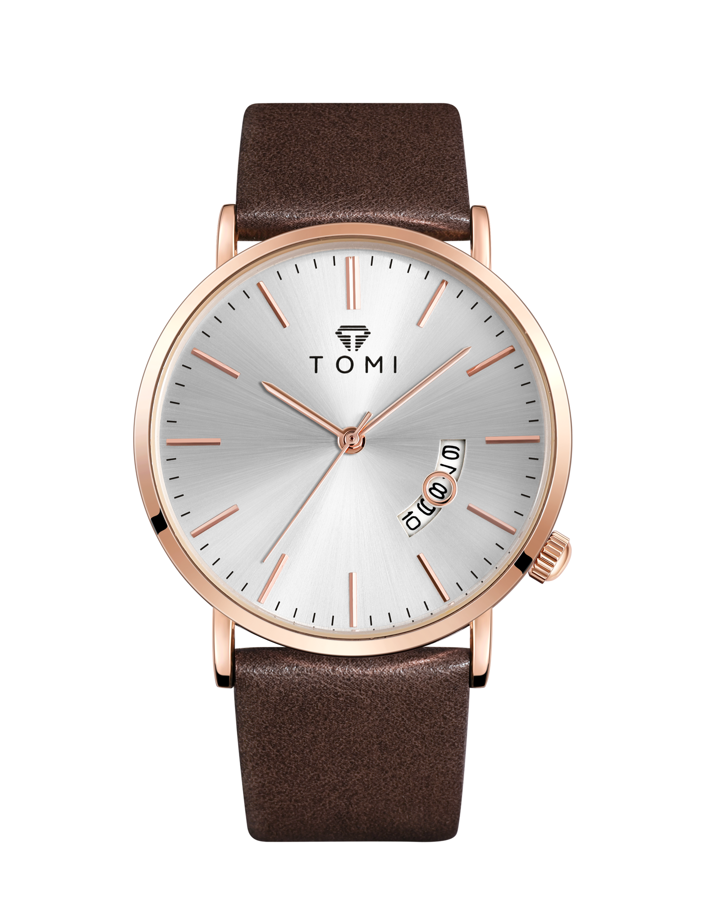 TOMI T-018 Date Quartz Luxury Slim Watch – New Arrival
