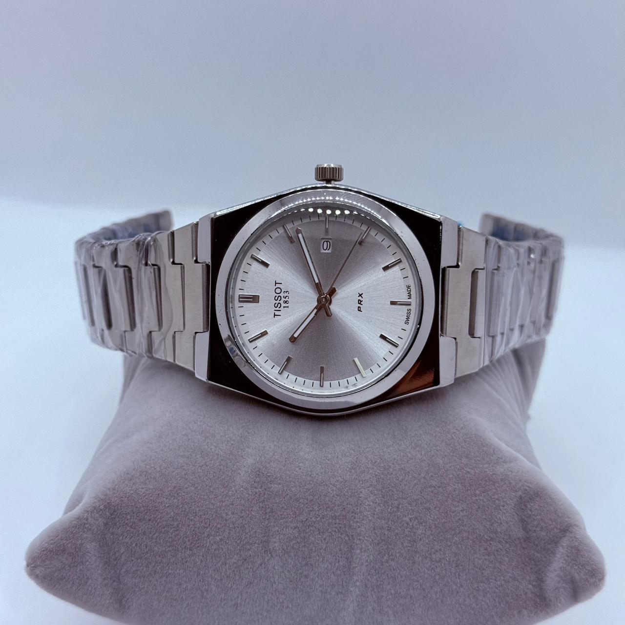 Tissot Prx 1853 silver with white dail